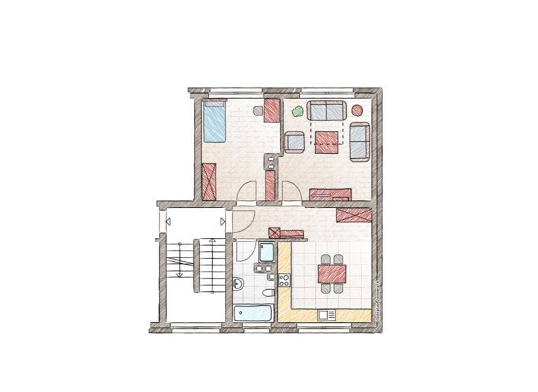 Wohnung zum Kauf 74.520 € 2 Zimmer 41,4 m²<br/>Wohnfläche Wald Solingen 42719