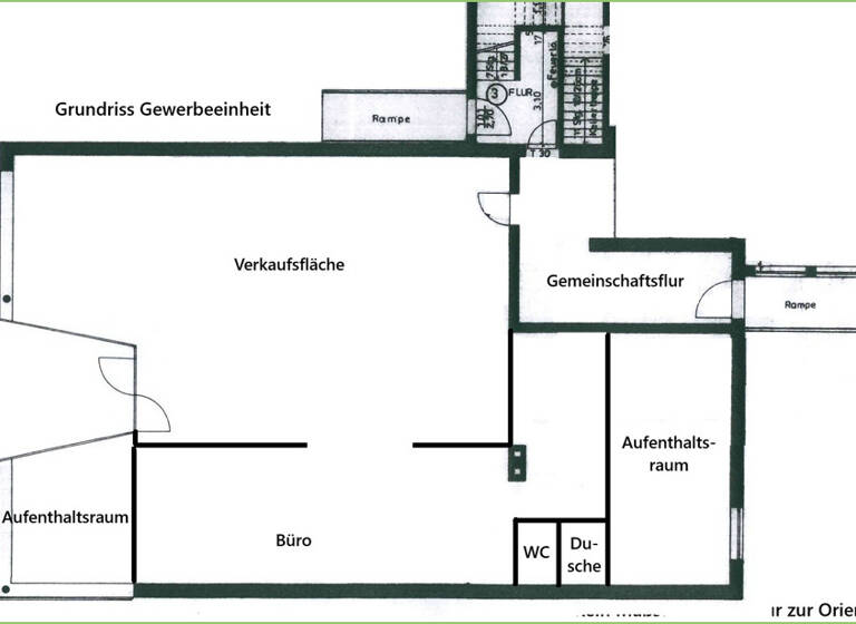 Verkaufsfläche zur Miete 960 € 3 Zimmer 100 m² Verkaufsfläche Garding 25836
