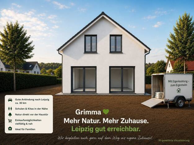 Einfamilienhaus zum Kauf - Erstbezug provisionsfrei 258.016 € 4 Zimmer 114 m² 600 m² Grundstück frei ab 01.09.2027 Grimma Grimma 04668