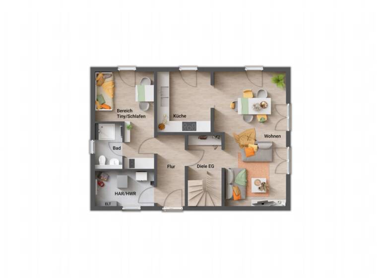 Einfamilienhaus zum Kauf provisionsfrei 350.650 € 5 Zimmer 128 m²<br/>Wohnfläche 946 m²<br/>Grundstück Leck Leck 25917