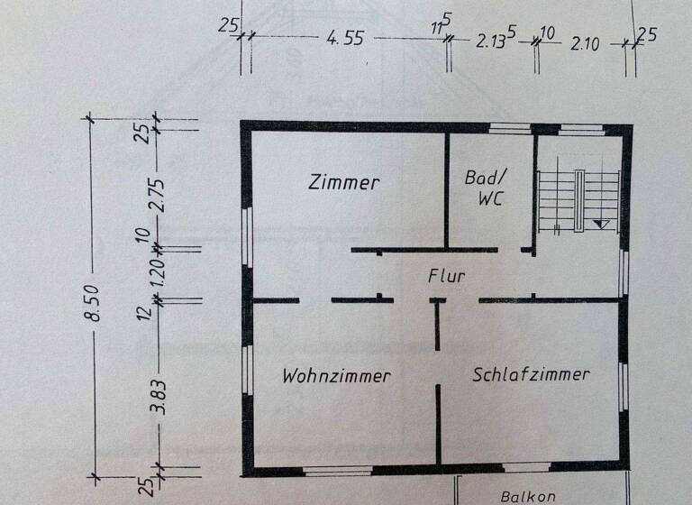 Wohnung zur Miete 790 € 2,5 Zimmer 77 m² 2. Geschoss frei ab 01.08.2026 Dietersweiler Freudenstadt 72250