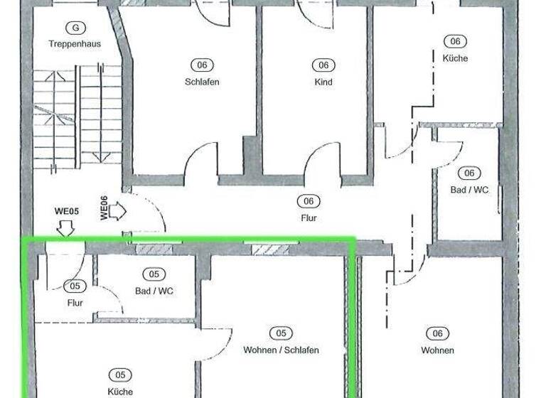 Studio zum Kauf 114.900 € 1 Zimmer 4.024 m² 2. Geschoss frei ab sofort Herderstraße 4 Paulusviertel Halle (Saale) 06114