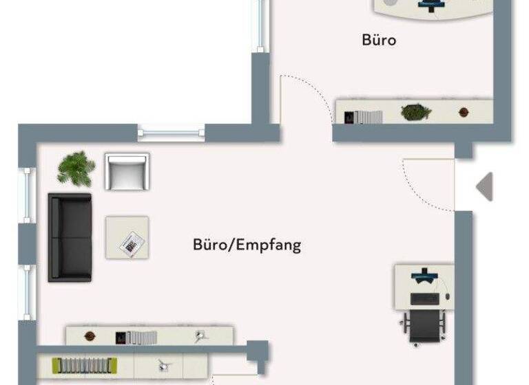 Bürofläche zum Kauf 129.000 € 3 Zimmer 62 m² Bürofläche teilbar ab 62 m² Balingen 72336