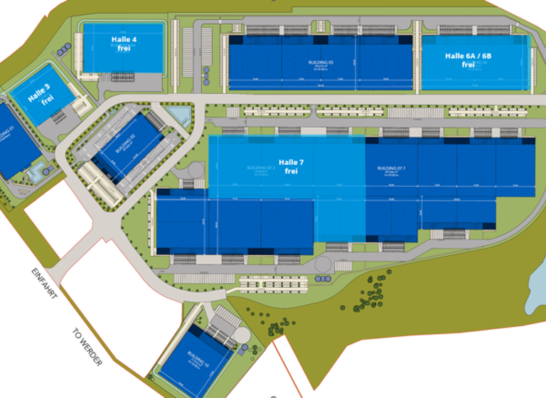 Lagerhalle zur Miete 5,50 € 108.985 m² Lagerfläche Plötzin Werder 14542