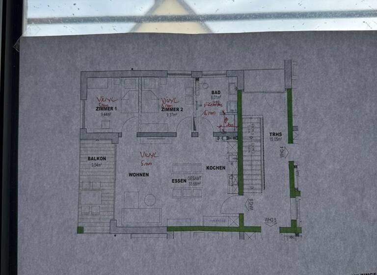 Wohnung zur Miete 1.150 € 3 Zimmer 64,5 m²<br/>Wohnfläche 1.<br/>Geschoss 15.07.2025<br/>Verfügbarkeit Staufenstraße 14 Hilzingen Hilzingen 78247