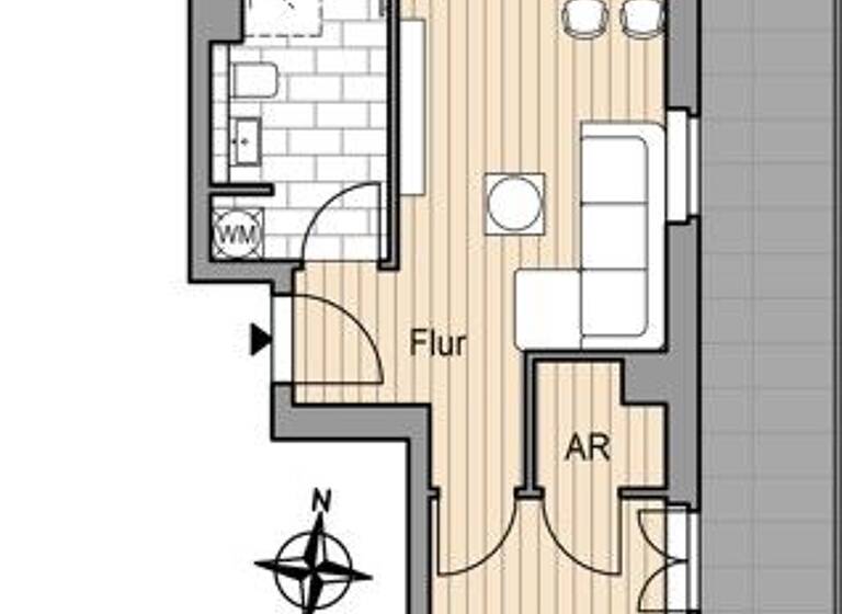 Wohnung zur Miete 1.222 € 2 Zimmer 73,7 m² 3. Geschoss An der Villa Bolle 12 Köpenick Berlin 12557