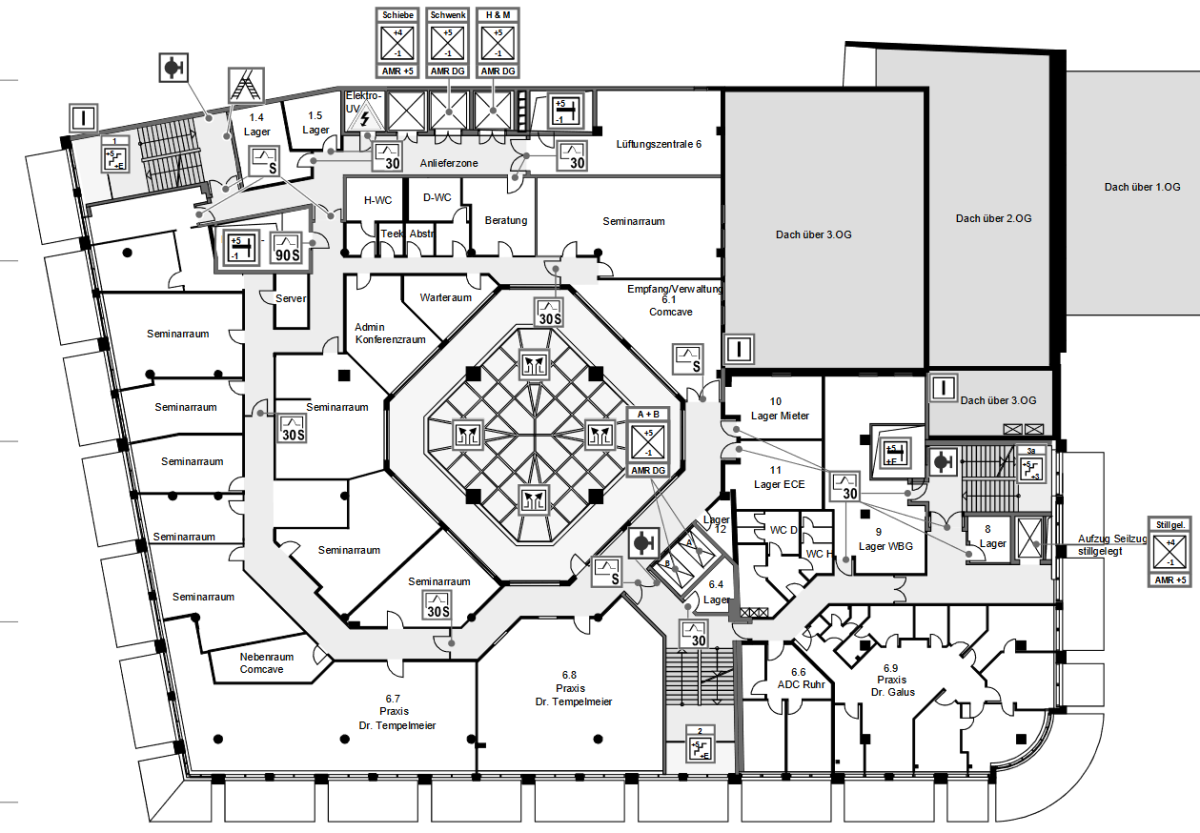 Bürofläche zur Miete provisionsfrei 9,30 € 767 m²<br/>Bürofläche ab 767 m²<br/>Teilbarkeit Gleisdreieck Bochum 44787