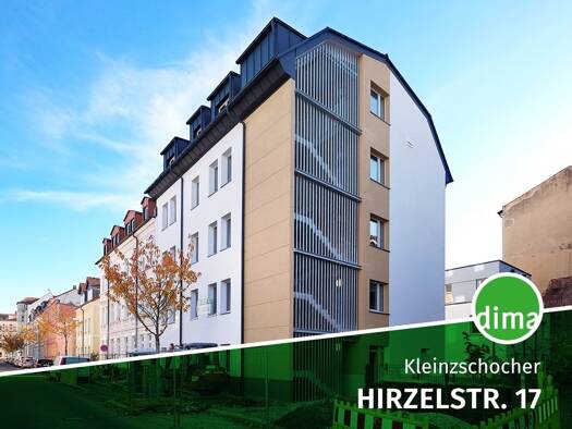 Wohnung zur Miete - Erstbezug 875 € 3 Zimmer 62,8 m² 2. Geschoss Hirzelstraße 17 Kleinzschocher Leipzig 04229