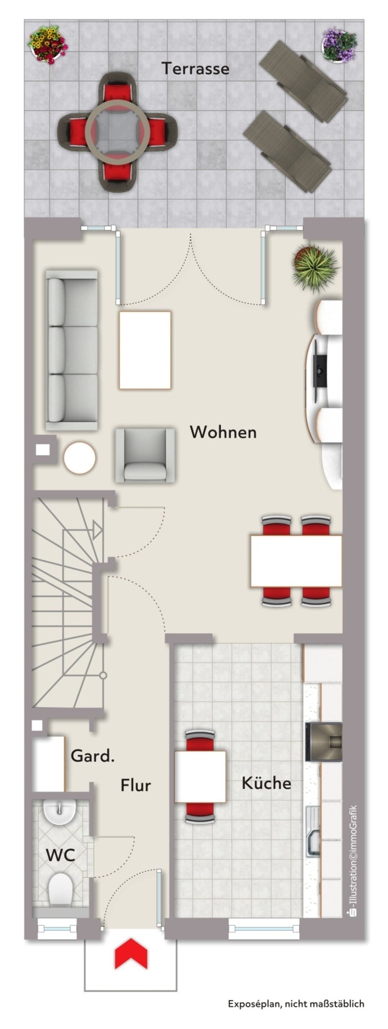 Doppelhaushälfte zum Kauf 659.000 € 5 Zimmer 121,5 m²<br/>Wohnfläche 225,8 m²<br/>Grundstück ab sofort<br/>Verfügbarkeit Kornburg / Worzeldorf Nürnberg 90455