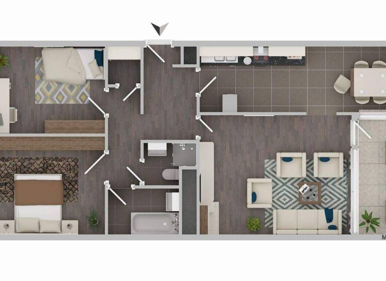 Wohnung zum Kauf 260.000 € 3,5 Zimmer 89 m² 2. Geschoss Asemwald Stuttgart 70599
