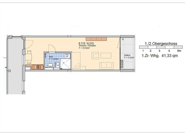 Studio zur Miete 520 € 1 Zimmer 41,3 m² 1. Geschoss frei ab sofort Sportplatzweg 6a Heroldsberg 90562