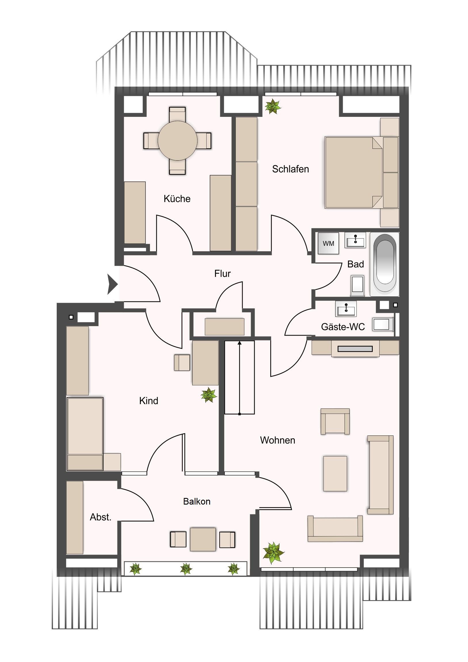 Maisonette zum Kauf 335.000 € 3 Zimmer 78 m²<br/>Wohnfläche 2.<br/>Geschoss ab sofort<br/>Verfügbarkeit Wentorf 21465