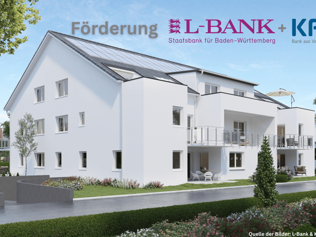 Wohnung zum Kauf - Erstbezug provisionsfrei 496.000 € 4 Zimmer 108,1 m² EG Kehler Straße 1 Bühl Offenburg 77652