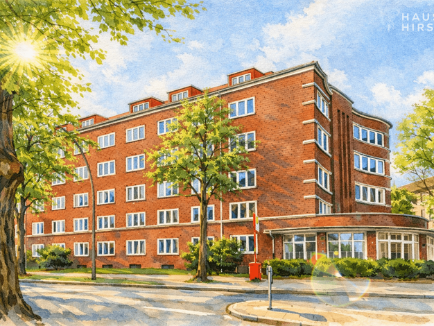 Wohnung zum Kauf 259.000 € 2 Zimmer 40,6 m² 1. Geschoss Barmbek-Süd Hamburg 22083