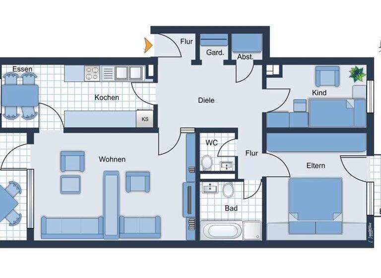 Wohnung zum Kauf 200.000 € 3 Zimmer 99 m² 3. Geschoss Speldorf Mülheim an der Ruhr 45478