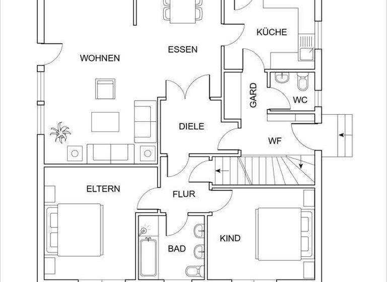 Einfamilienhaus zum Kauf 545.000 € 8 Zimmer 160 m² 534 m² Grundstück Jöhlingen Walzbachtal / Jöhlingen 75045
