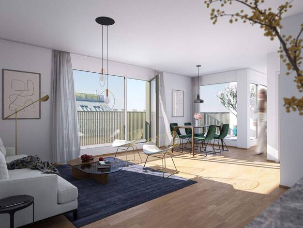 Wohnung zum Kauf - Erstbezug 495.000 € 3 Zimmer 64,7 m² 2. Geschoss Meidling 1120