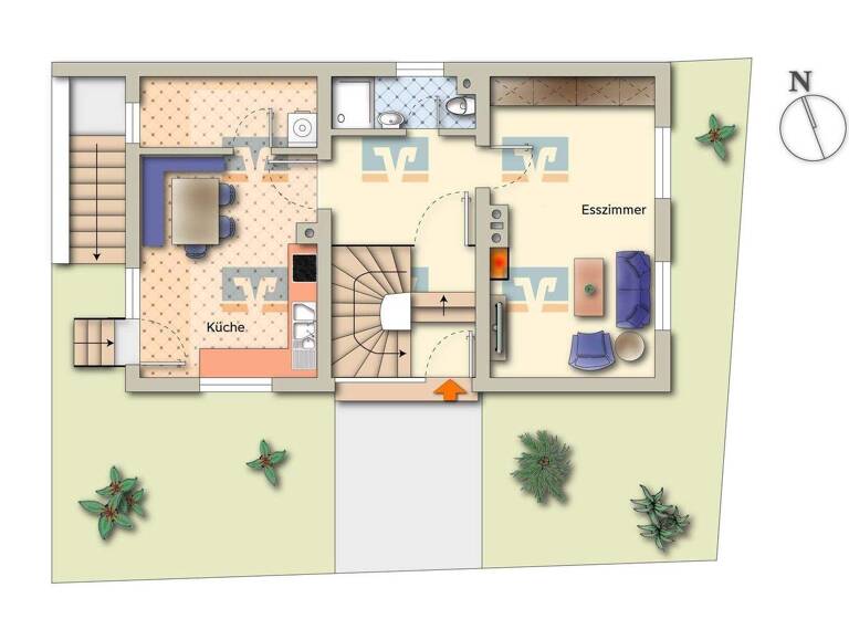 Einfamilienhaus zum Kauf provisionsfrei 494.000 € 4 Zimmer 105 m² 818 m² Grundstück Oberrimsingen Breisach 79206