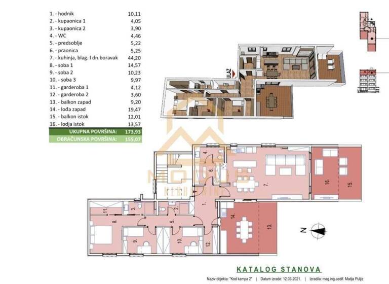 Wohnung zum Kauf 820.000 € 3 Zimmer 174 m² 4. Geschoss Seget