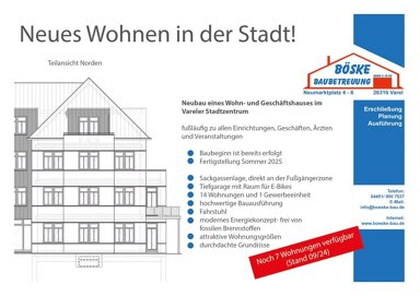 Wohnung zum Kauf provisionsfrei frei ab sofort Varel Varel 26316