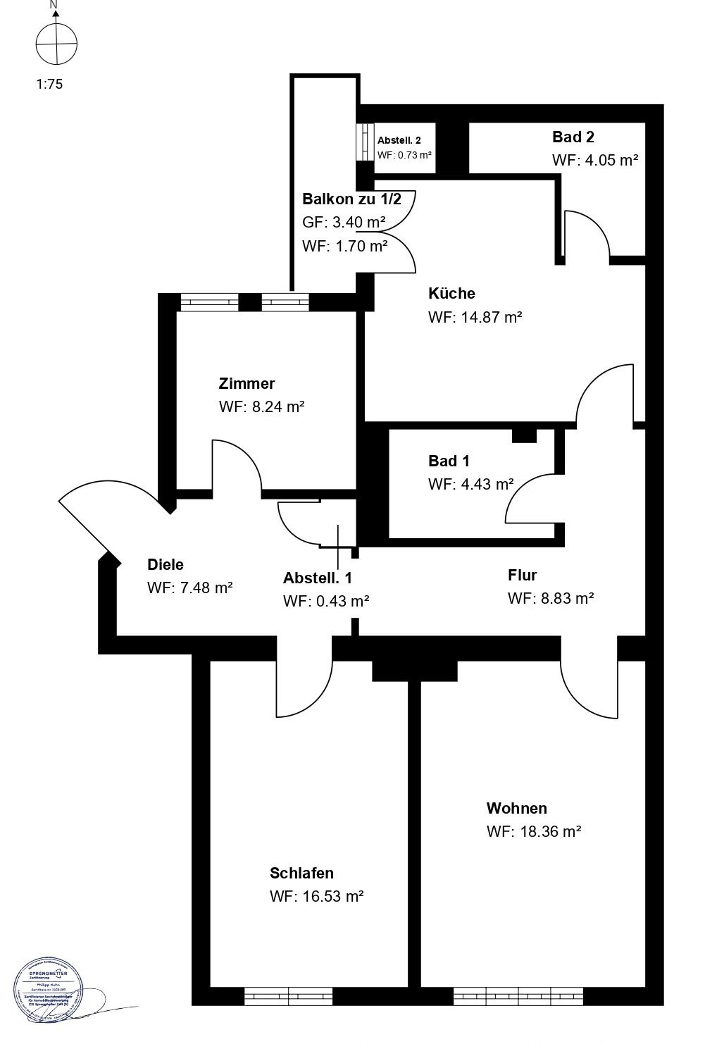 Wohnung zum Kauf 820.000 € 3 Zimmer 85,7 m²<br/>Wohnfläche 1.<br/>Geschoss Sendlinger Feld München 81371