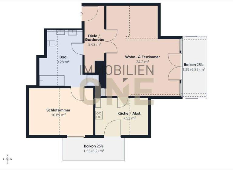 Wohnung zum Kauf 399.000 € 2 Zimmer 60,9 m² 2. Geschoss Deisenhofen Oberhaching / Deisenhofen 82041