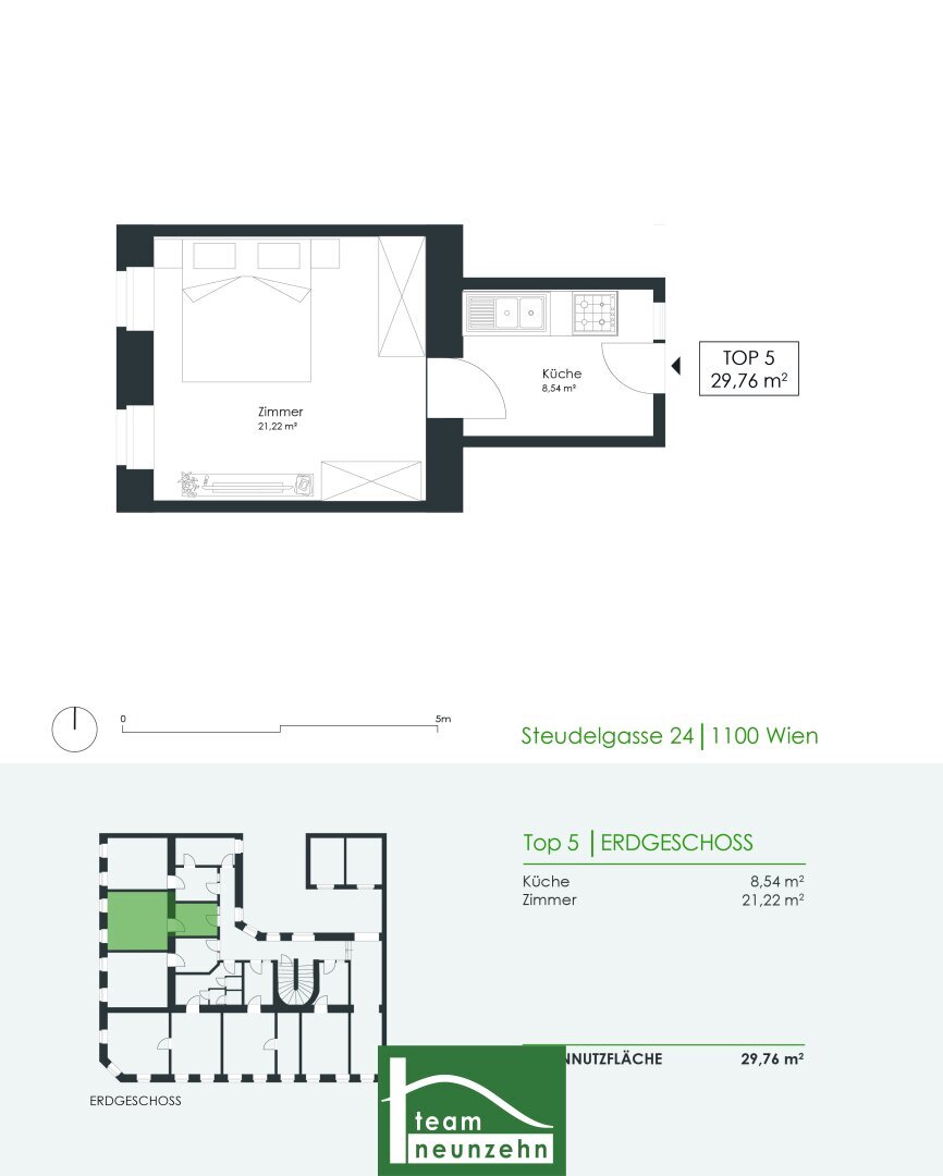 Wohnung zum Kauf 89.281 € 1 Zimmer 29,9 m²<br/>Wohnfläche EG<br/>Geschoss 01.03.2025<br/>Verfügbarkeit Steudelgasse 24 Wien 1100