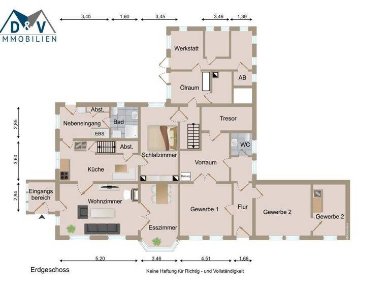 Haus zum Kauf 189.000 € 5 Zimmer 90 m² 3.399 m² Grundstück Hemme 25774