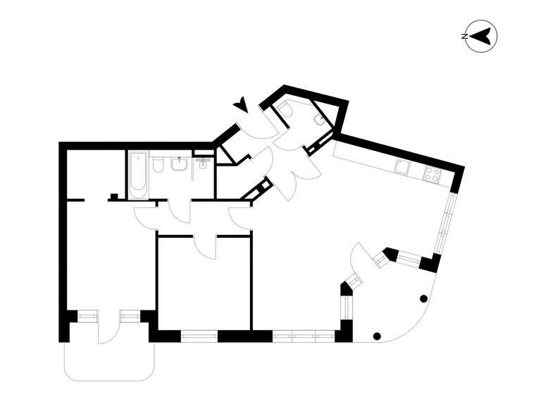 Wohnung zum Kauf 795.000 € 3 Zimmer 90,8 m² 2. Geschoss frei ab sofort Döringstr. 7 Friedrichshain Berlin 10245