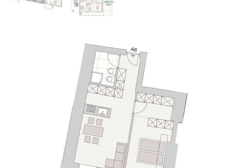 Wohnung zum Kauf 214.000 € 2 Zimmer 47,1 m² 2. Geschoss Leitach 55 Klausen 39043