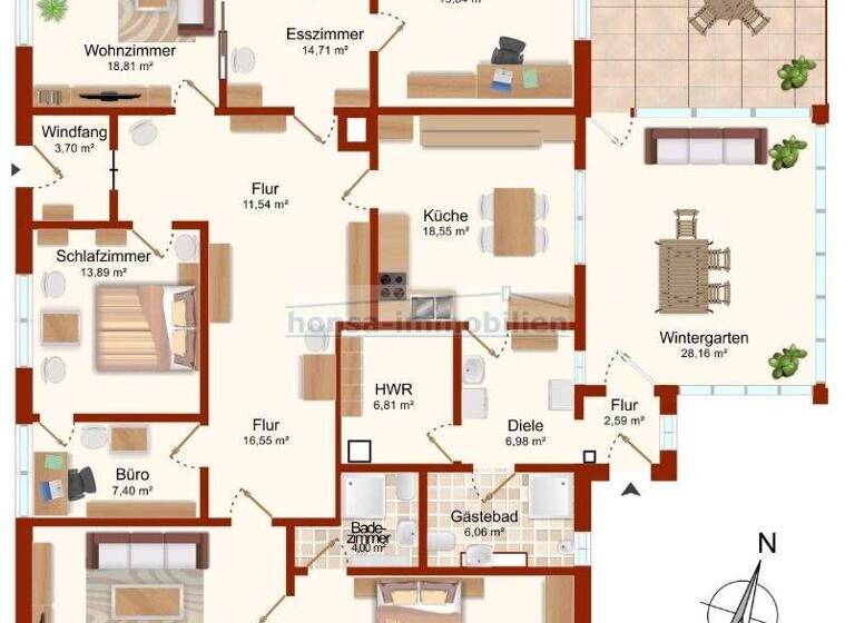 Einfamilienhaus zum Kauf 299.000 € 7 Zimmer 204 m² 3.962 m² Grundstück Breddorf 27412