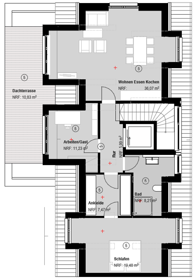 Wohnung zum Kauf 679.000 € 3 Zimmer 100,5 m² 2. Geschoss Düesbergweg 91 Düesberg Münster 48153