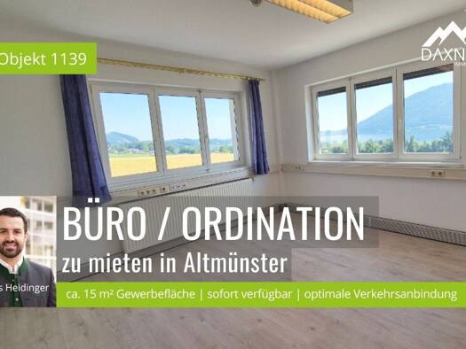 Büro zur Miete 350 € 14,9 m² Bürofläche Altmünster 4813