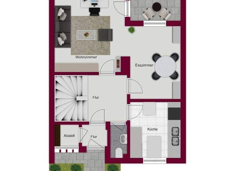Reihenmittelhaus zum Kauf 325.000 € 4,5 Zimmer 108 m² 286 m² Grundstück Roth 91154