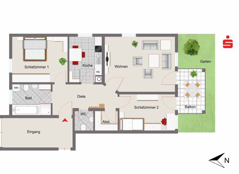 Wohnung zum Kauf 325.000 € 3 Zimmer 83,5 m² frei ab sofort Neustadt 93333