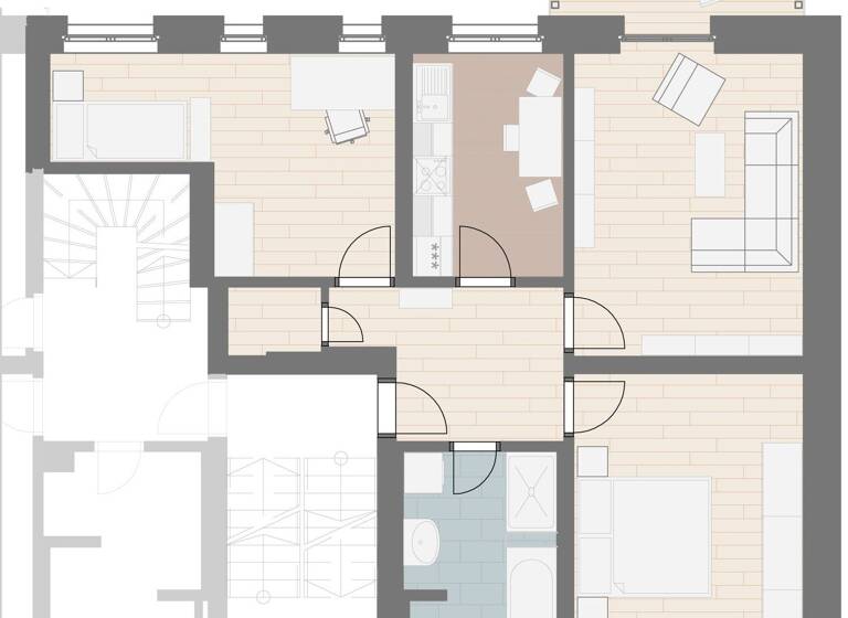 Wohnung zur Miete 546 € 3 Zimmer 70 m² 1. Geschoss frei ab sofort Robert- Koch- Str. 14 Brandis 04821