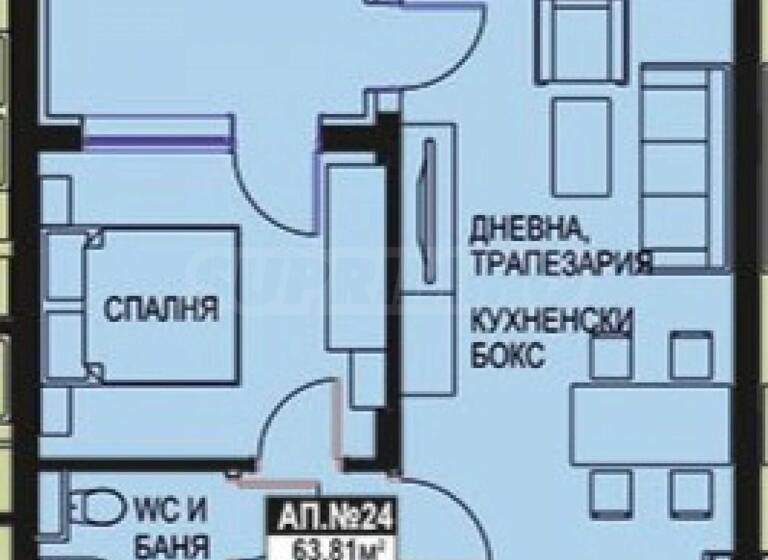 Studio zum Kauf 95.715 € 2 Zimmer 63,8 m² Pomorie