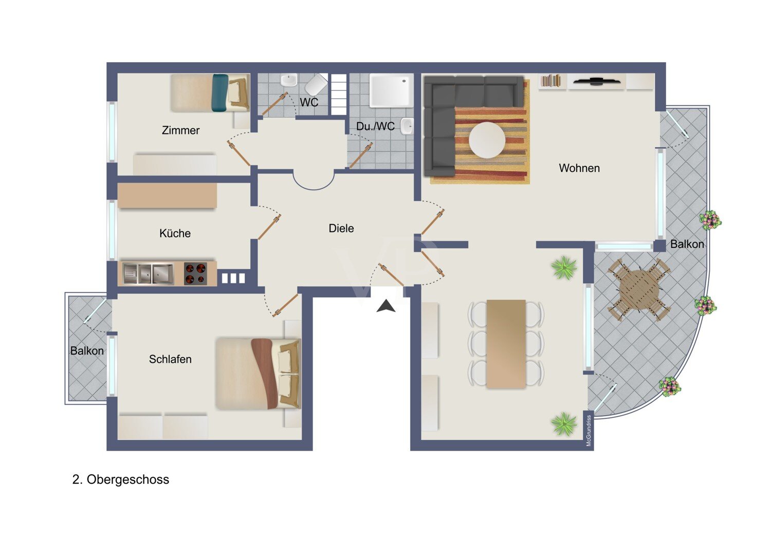 Wohnung zum Kauf 699.000 € 3,5 Zimmer 97 m²<br/>Wohnfläche 3.<br/>Geschoss Eilbek Hamburg 22089