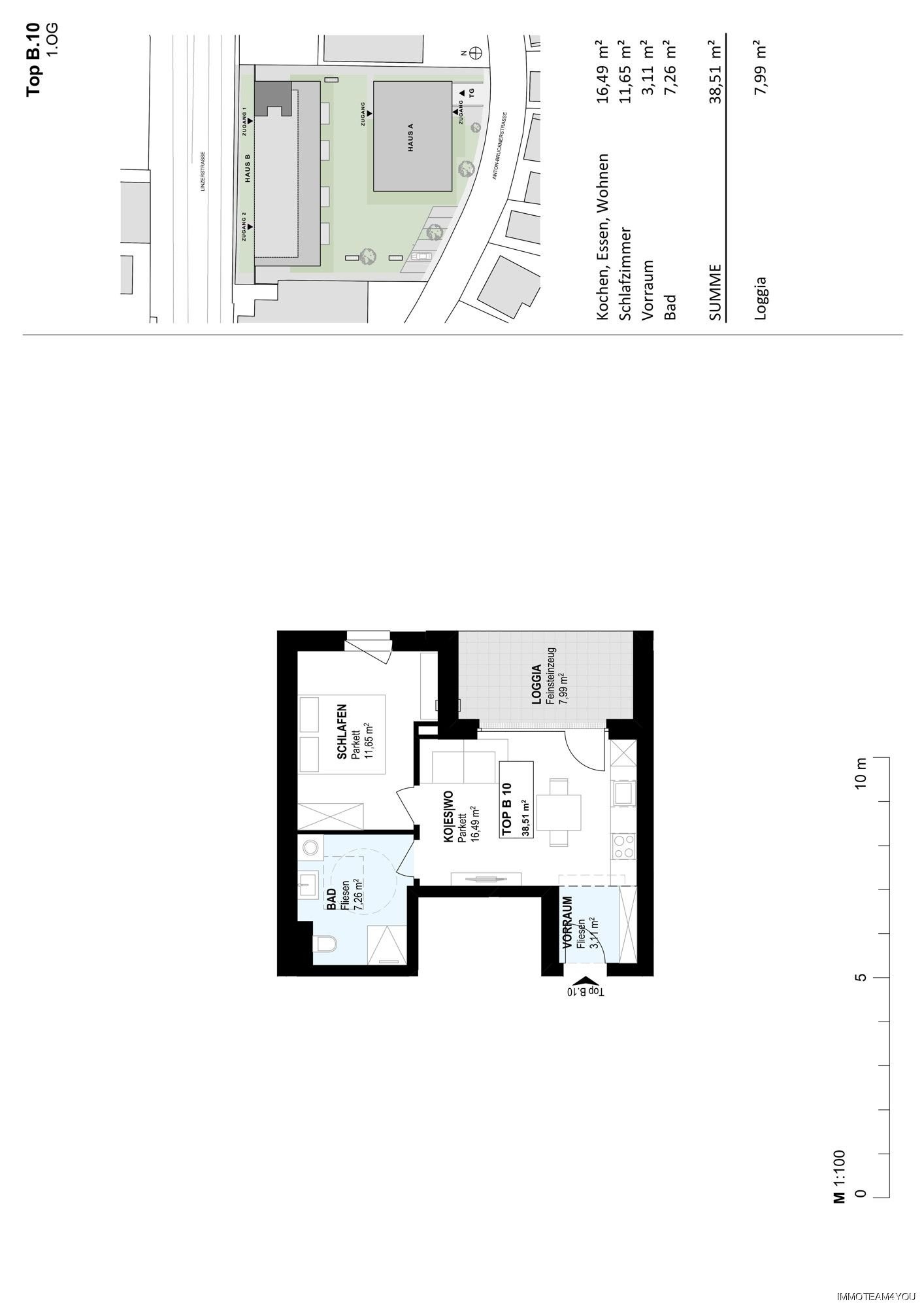 Wohnung zum Kauf 174.300 € 2 Zimmer 38,5 m²<br/>Wohnfläche EG<br/>Geschoss Dr. Anton Bruckner Straße Vöcklabruck 4840