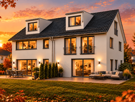 Doppelhaushälfte zum Kauf - Erstbezug 1.249.000 € 6 Zimmer 155 m² 402 m² Grundstück Hoheneckstraße 14 Aubing-Lochhausen-Langwied München 81243