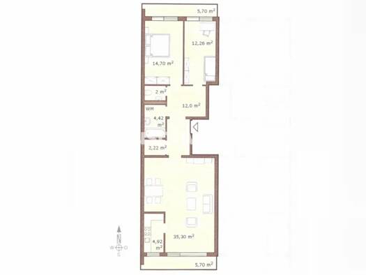 Wohnung zur Miete Tauschwohnung 1.800 € 3 Zimmer 93 m² 2. Geschoss Sendling München 81371