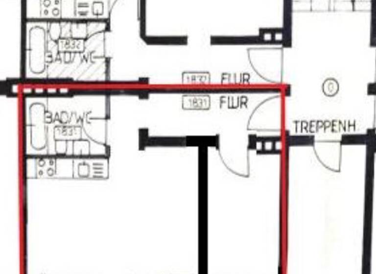 Wohnung zur Miete 220 € 2 Zimmer 66 m² Geschoss 2/3 frei ab sofort Gartenstraße 18 Weißwasser/O.L. 02943