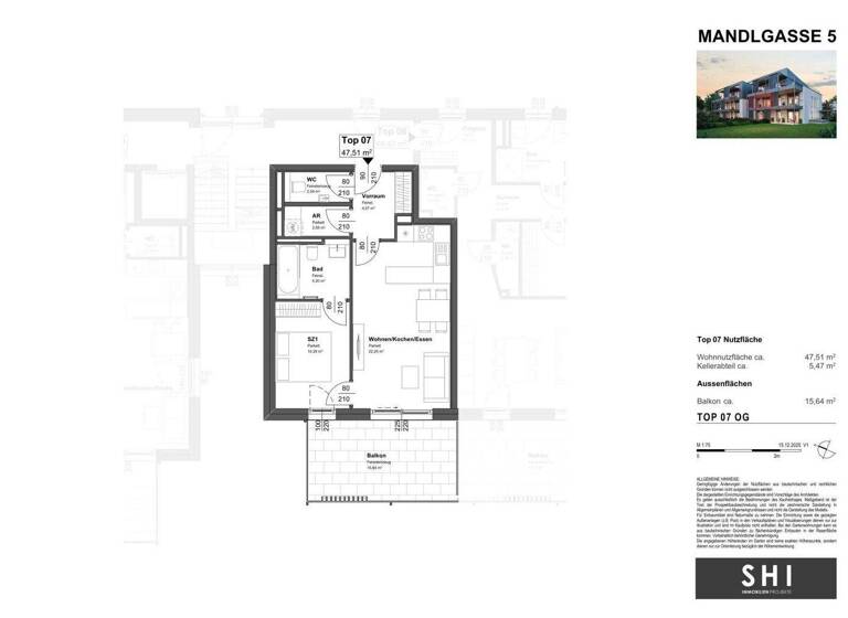 Wohnung zum Kauf - Erstbezug 548.000 € 2 Zimmer 47,5 m² 1. Geschoss Mandlgasse Aigen I Salzburg 5026