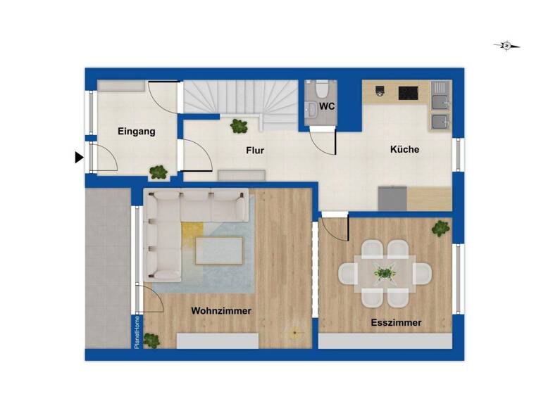Reihenmittelhaus zum Kauf 285.000 € 4 Zimmer 123 m² 220 m² Grundstück Moordeich Stuhr 28816