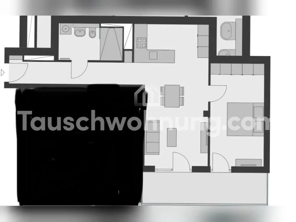 Terrassenwohnung zur Miete Tauschwohnung 1.449 € 2 Zimmer 66 m²<br/>Wohnfläche 6.<br/>Geschoss Mariendorf Berlin 12159