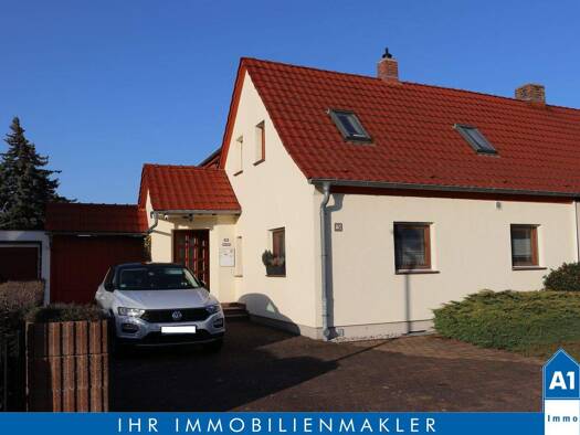 Doppelhaushälfte zum Kauf 429.000 € 5 Zimmer 150 m² 961 m² Grundstück Diemitz Halle (Saale) 06116