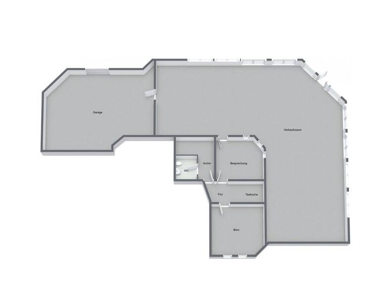 Büro zur Miete 960 € 300 m² Bürofläche Suhl 98527
