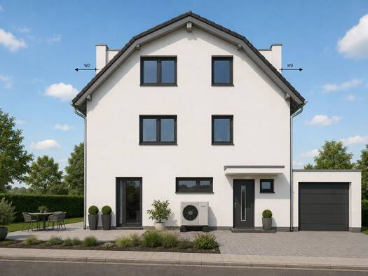 Doppelhaushälfte zum Kauf - Erstbezug provisionsfrei 1.645.000 € 5,5 Zimmer 165 m² 293 m² Grundstück frei ab 01.06.2027 Trudering-Riem München 81827