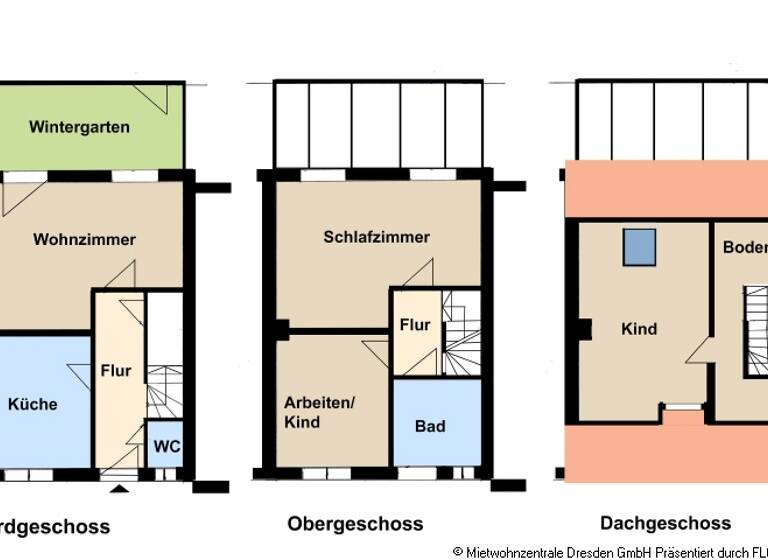 Reihenmittelhaus zum Kauf provisionsfrei 330.000 € 4 Zimmer 105 m² 136 m² Grundstück frei ab sofort Stadtgutstraße 41 Räcknitz/Zschertnitz Dresden 01217