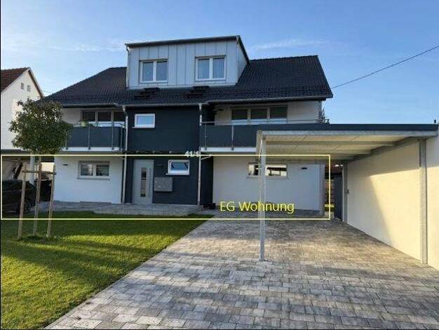 Wohnung zur Miete - Erstbezug 1.770 € 4 Zimmer 136 m² 1. Geschoss Mössingen 72116